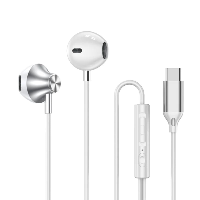 Écouteurs Filaires Hi-Fi – USB-C & Jack 3,5 mm