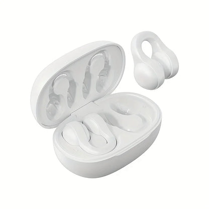 Écouteurs à Conduction Osseuse Bluetooth TWS Sans Fil – Stéréo Sport avec Micro Anti-Bruit pour Running