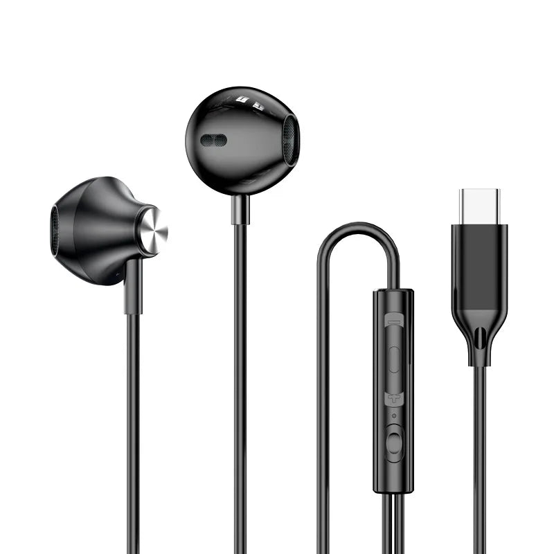 Écouteurs Filaires Hi-Fi – USB-C & Jack 3,5 mm