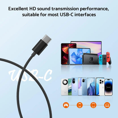 Écouteurs Filaires Hi-Fi – USB-C & Jack 3,5 mm