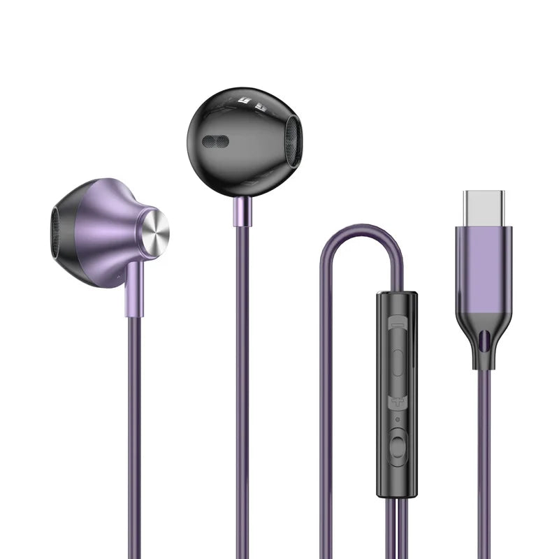Écouteurs Filaires Hi-Fi – USB-C & Jack 3,5 mm