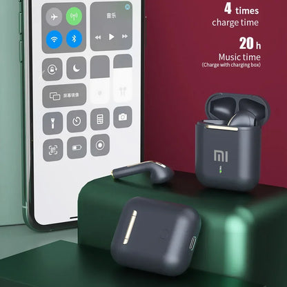 Écouteurs Bluetooth J18 – Sans Fil avec Boîtier de Charge