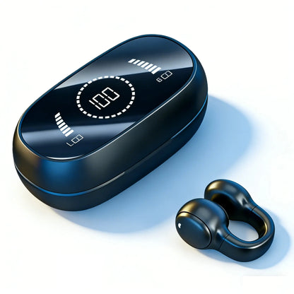 Écouteurs à Conduction Osseuse Bluetooth TWS Sans Fil – Stéréo Sport avec Micro Anti-Bruit pour Running