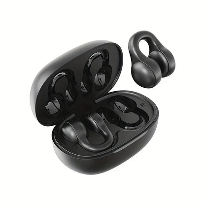 Écouteurs à Conduction Osseuse Bluetooth TWS Sans Fil – Stéréo Sport avec Micro Anti-Bruit pour Running
