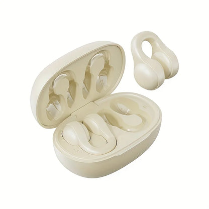 Écouteurs à Conduction Osseuse Bluetooth TWS Sans Fil – Stéréo Sport avec Micro Anti-Bruit pour Running