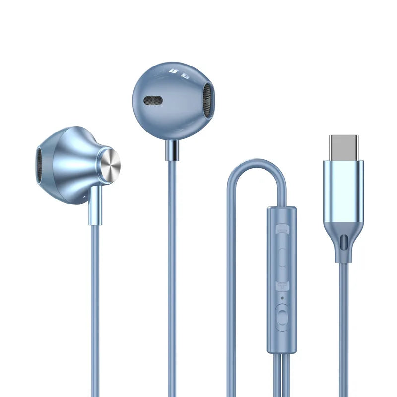 Écouteurs Filaires Hi-Fi – USB-C & Jack 3,5 mm