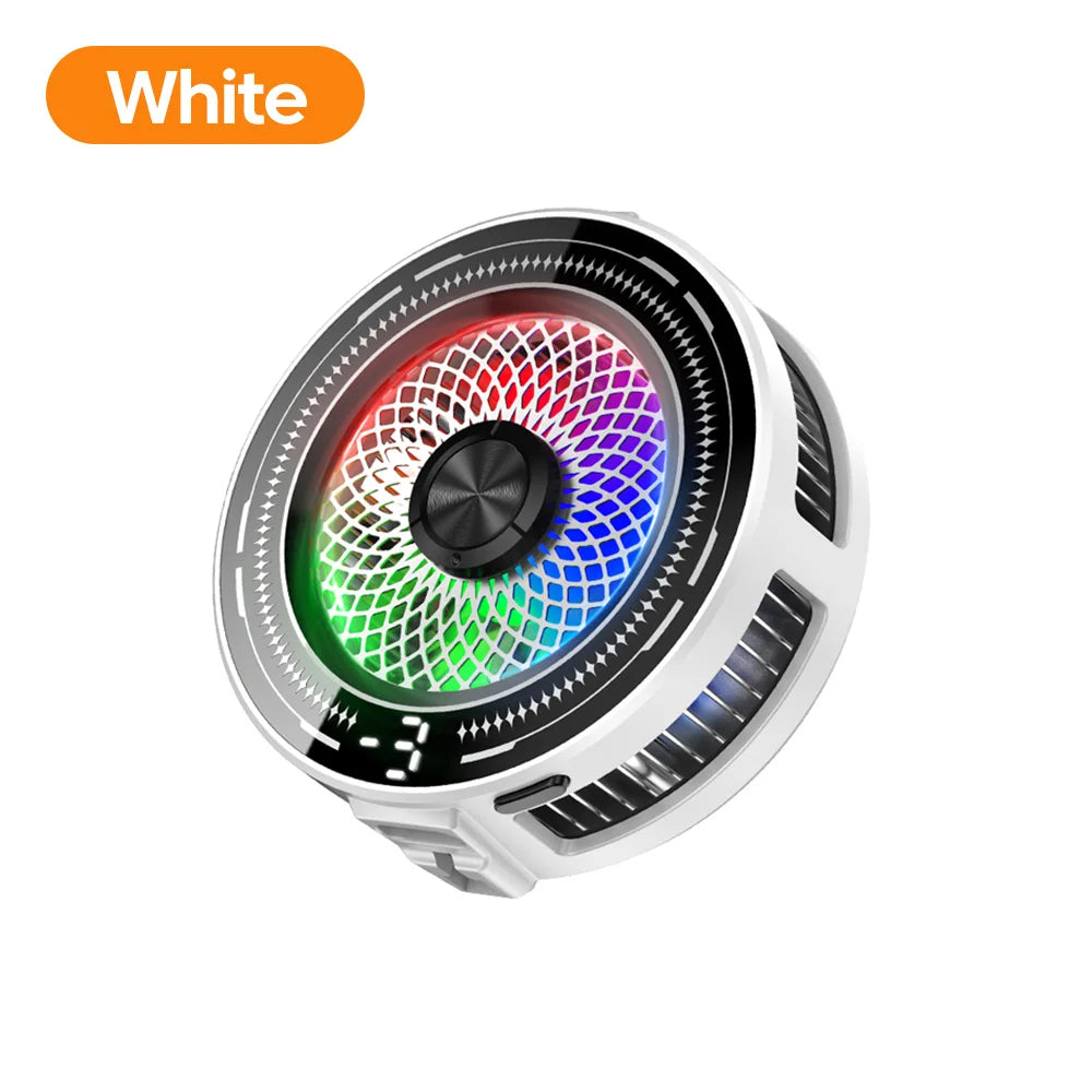 Refroidisseur Magnétique pour Smartphone 15W avec Écran LED RGB