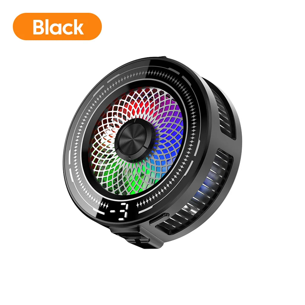 Refroidisseur Magnétique pour Smartphone 15W avec Écran LED RGB
