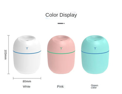 Humidificateur & Diffuseur d’Arômes USB avec LED